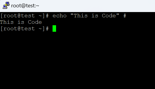 (This is an example of a single line and inline Bash comment)