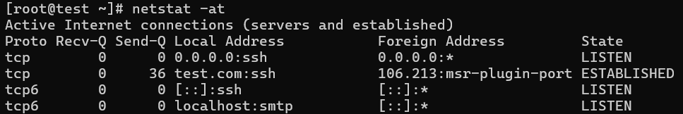 List of Netstat Commands with examples