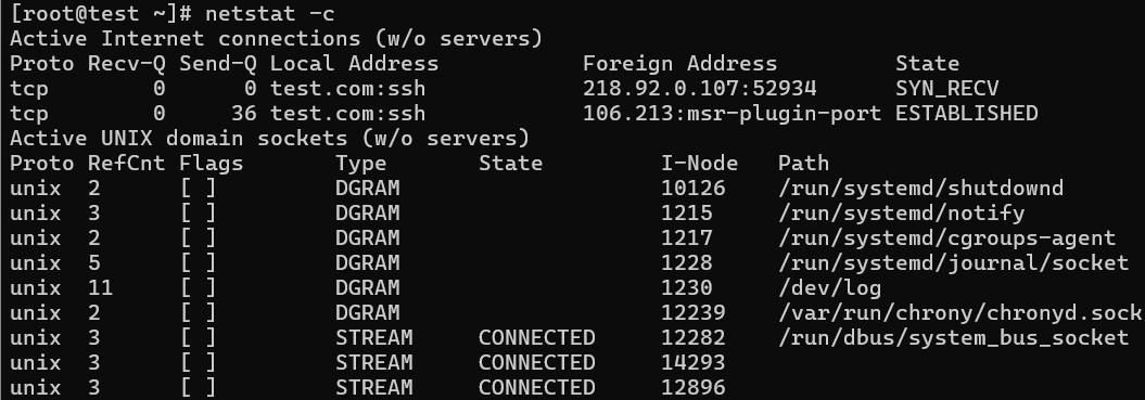 List of Netstat Commands with examples