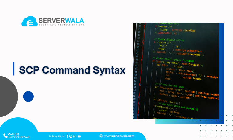 SCP command Syntax