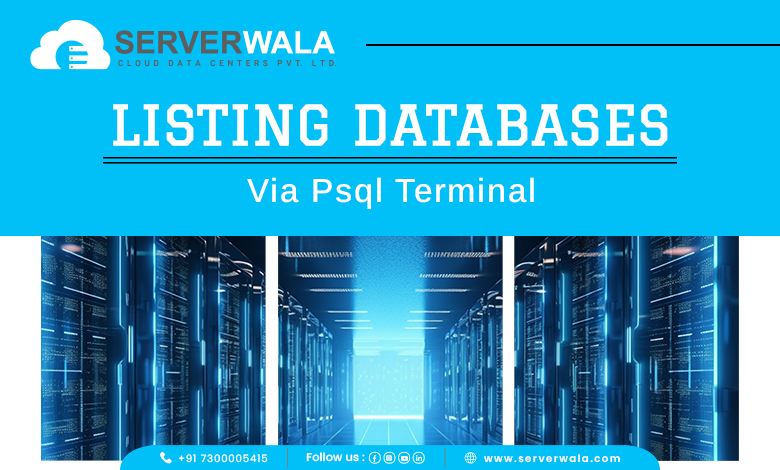 Listing Databases via Psql Terminal