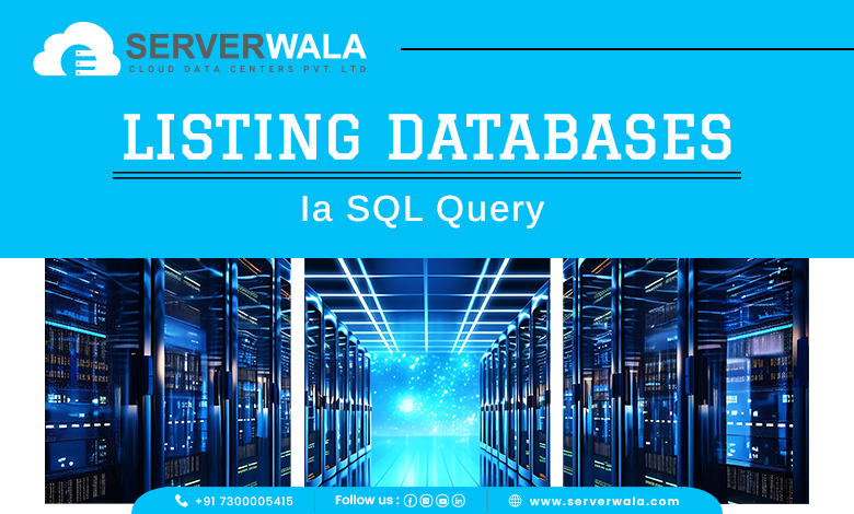 Listing Databases via SQL Query